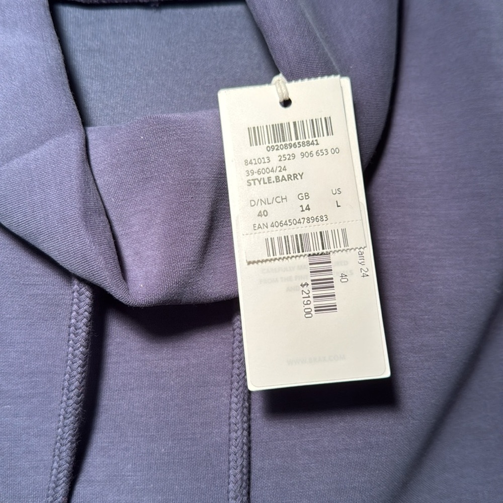 NWT Brax Feel Good Barry Navy Top - Picture 4 of 4
